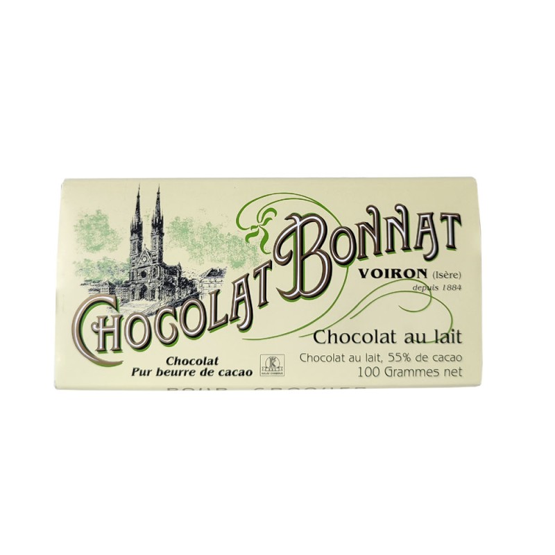 Lait 55% 100g - Tablette de Chocolat Bonnat